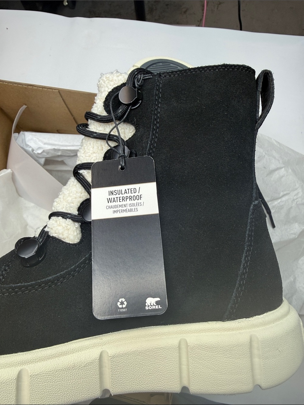 SOREL EXPLORER™ III Joan Women's Waterproof Boot Size 5 - Picture 9 of 11